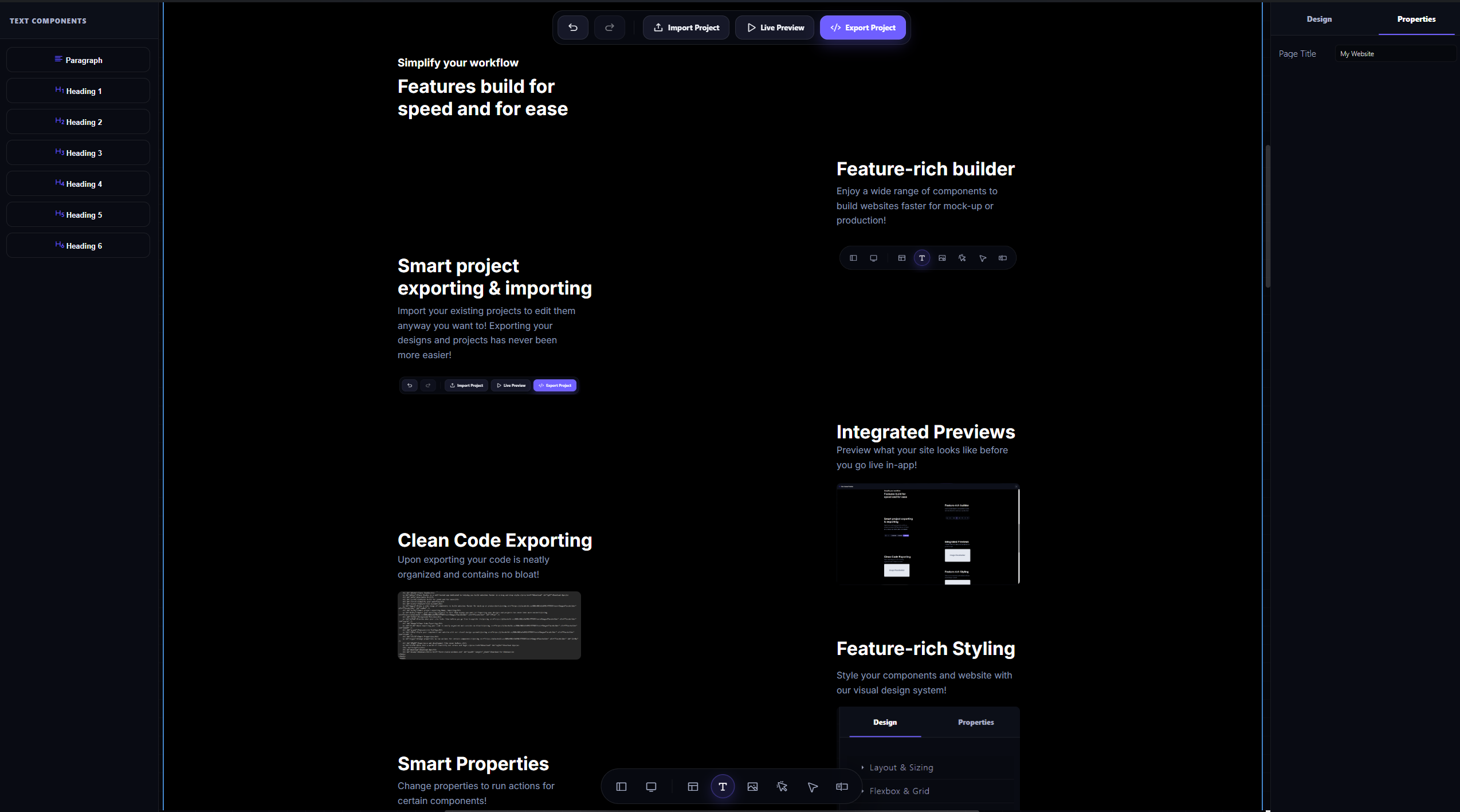 Flare Studio Application Preview